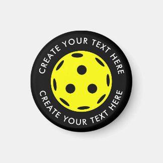 Create Your Own Text Pickleball Player Magnet