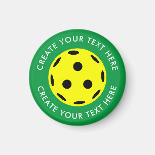 Create Your Own Text Pickleball Player  Magnet