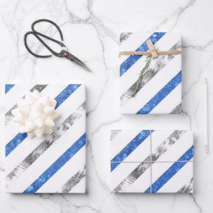 Create Your Own Texturised Stripes Wrapping Paper Sheet