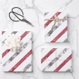 Create Your Own Texturised Stripes Wrapping Paper Sheet