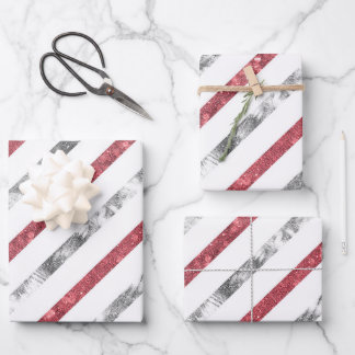 Create Your Own Texturised Stripes Wrapping Paper Sheet