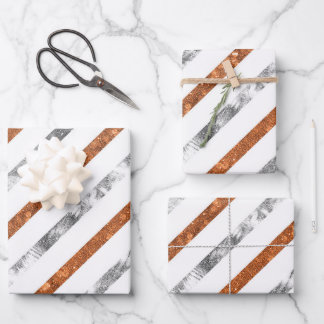 Create Your Own Texturised Stripes Wrapping Paper Sheet