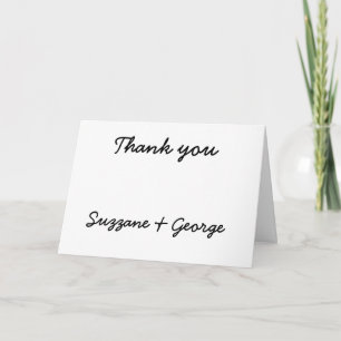 Create your own Thank You Card