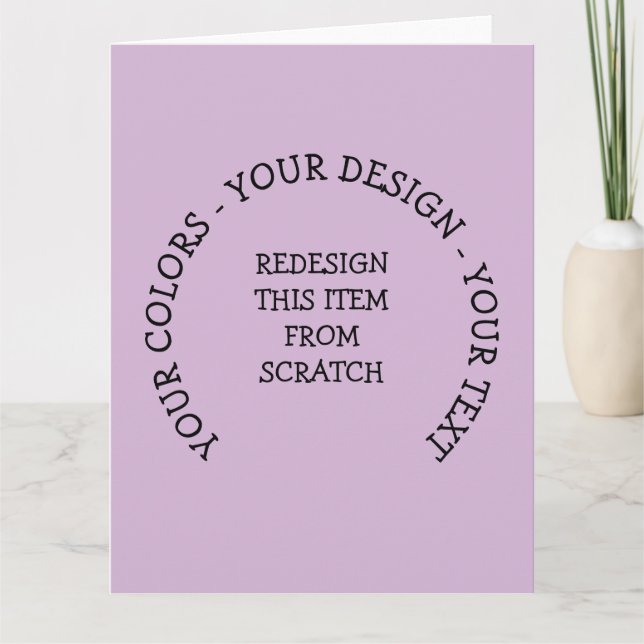 Create Your Own Thank You Card (Front)