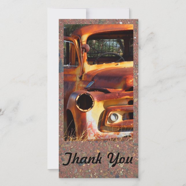 Create your own Thank You photo card (Front)