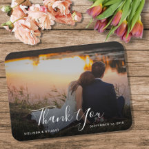 Create your own Thank you Wedding photo