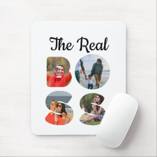 Create your own the boss photo matching couple mouse mat