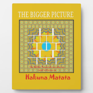Create Your Own the colourful bigger picture Plaque