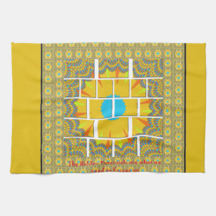 Create Your Own the colourful bigger picture Tea Towel