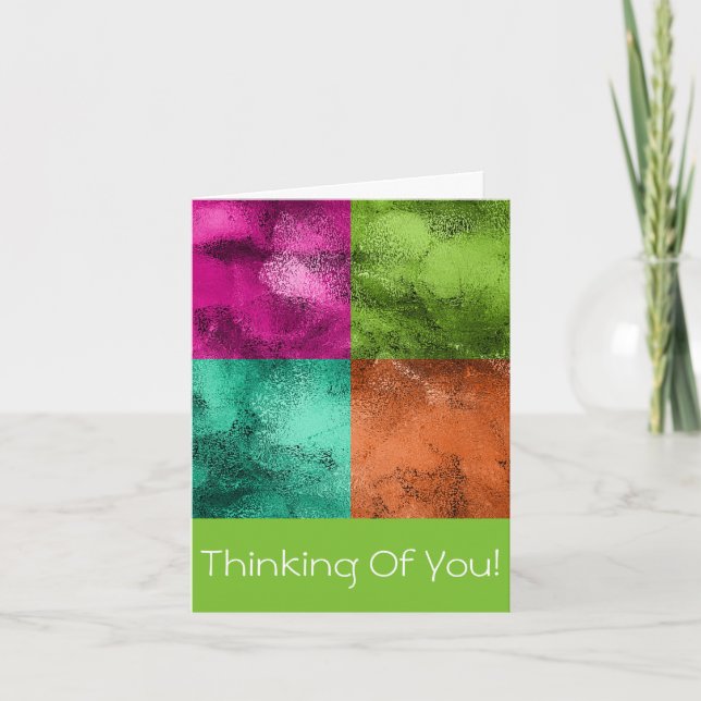 Create Your Own Thinking Of You Cards (Front)