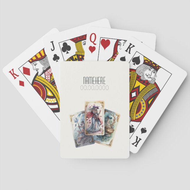 Create Your Own Three Tarot Cards (Back)