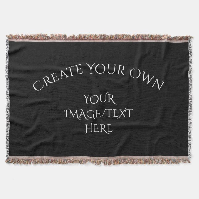 Create Your Own Throw Blanket (Front)