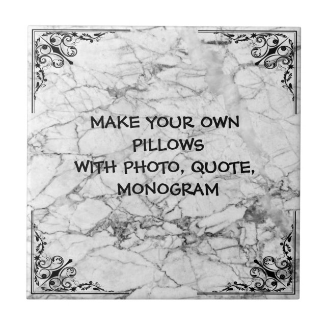 CREATE YOUR OWN THROW PILLOW TILE (Front)