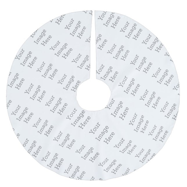 Custom Tree Skirt, Brushed Polyester (Front)