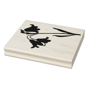 Create Your Own Tiny Bluebell Flowers Floral Rubber Stamp