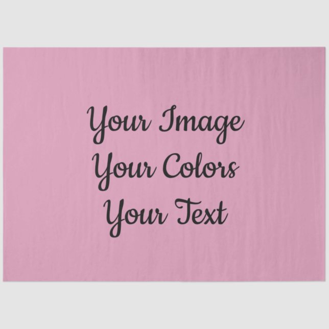 Create Your Own Tissue Paper (Front)