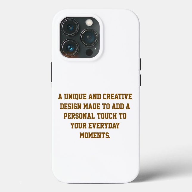 Create Your Own Tough 13 Pro Case (Back)