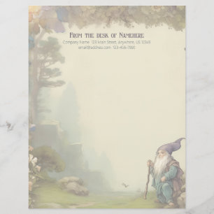 Create Your Own Travelling Dwarf Stationery Custom Letterhead