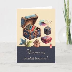 Create Your Own Treasured Memories Treasure Box Holiday Card