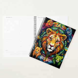 Create Your Own Tribal African Lion Totem Animal Planner