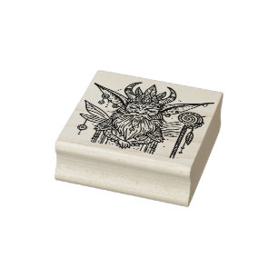 Create Your Own Tribal Fairy King Rubber Stamp