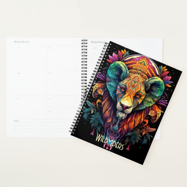 Create Your Own Tribal Fantasy Wild Cat Planner (Display)