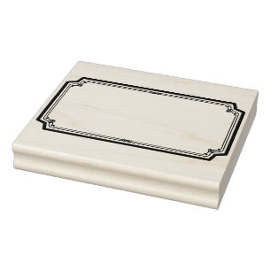 Create Your Own Triple Quatrefoil Frame Rubber Stamp