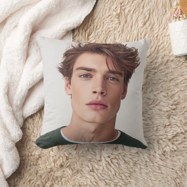 Create your Own Tw0 Photo Custom 2 Picture Cushion (Blanket)