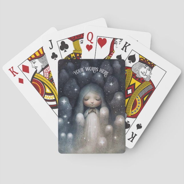 Create Your Own Twinkling Star Fairy Playing Cards (Back)
