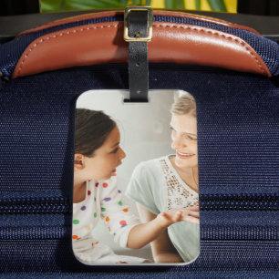 Create Your Own Two Photo Custom Pic DIY Luggage Tag