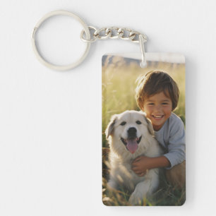 Create Your Own Two Photo Family Key Ring