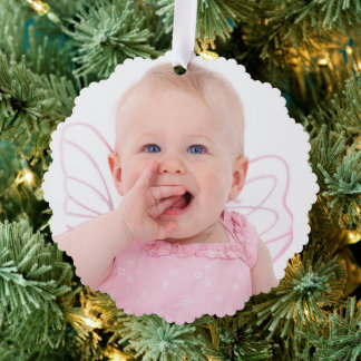 Create Your Own Two-sided Photo Tree Decoration Card