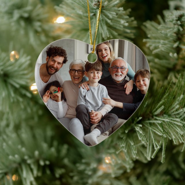 Create Your Own Two-sided Photos  Ceramic Tree Decoration (Tree)