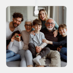 Create Your Own Two-sided Photos  Metal Tree Decoration