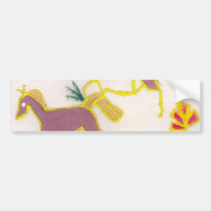 Create Your Own Unicorn Flora Power Cute Aesthetic Bumper Sticker