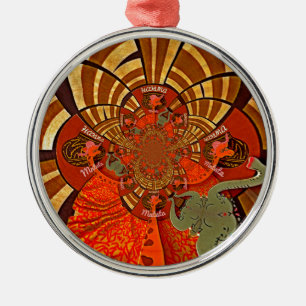 Create Your Own Unique African Giraffe Art Design Metal Tree Decoration