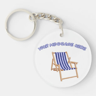 Create your own unique style with our Lawn Chair Key Ring