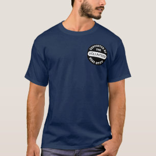 Create your own unique volunteer team gift T-Shirt