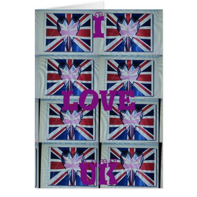 Create Your Own United Kingdom National Flag Colou (Front)