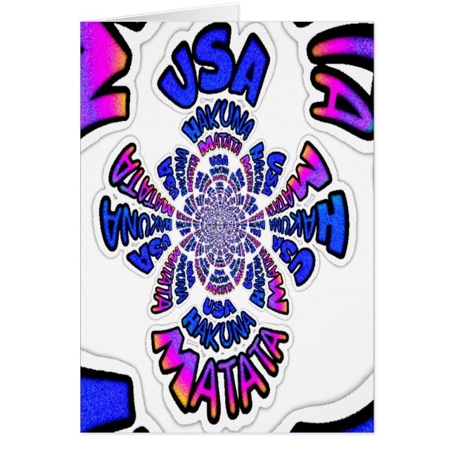 Create Your Own United States of America Fun Art  (Front)
