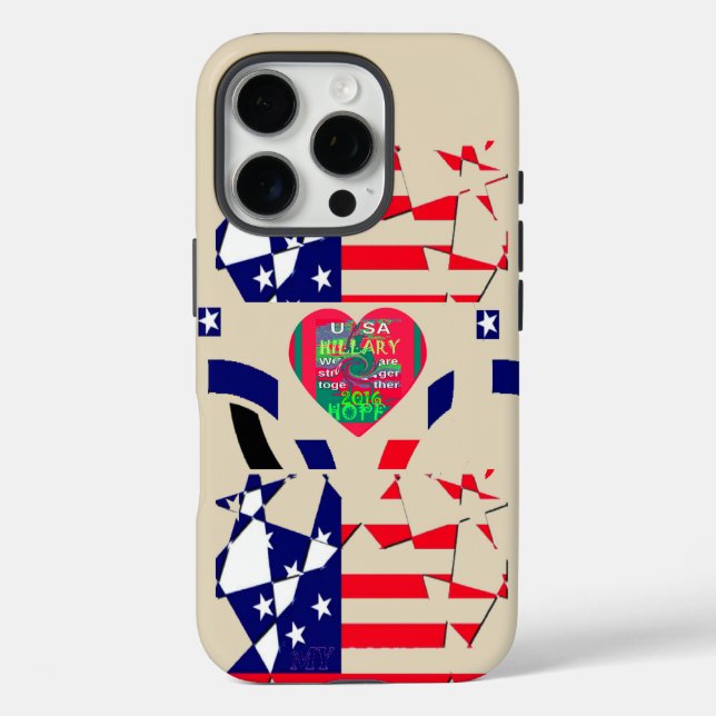 Create Your Own USA Beautiful Amazing Heart Case-Mate iPhone Case (Back)