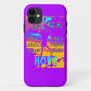 Create Your own USA Hope We Are Stronger Together  iPhone 11 Case