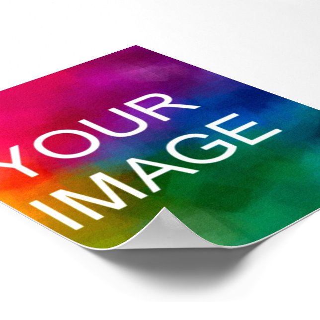 Create Your Own Vacation Wedding Anniversary Photo Poster (Corner)