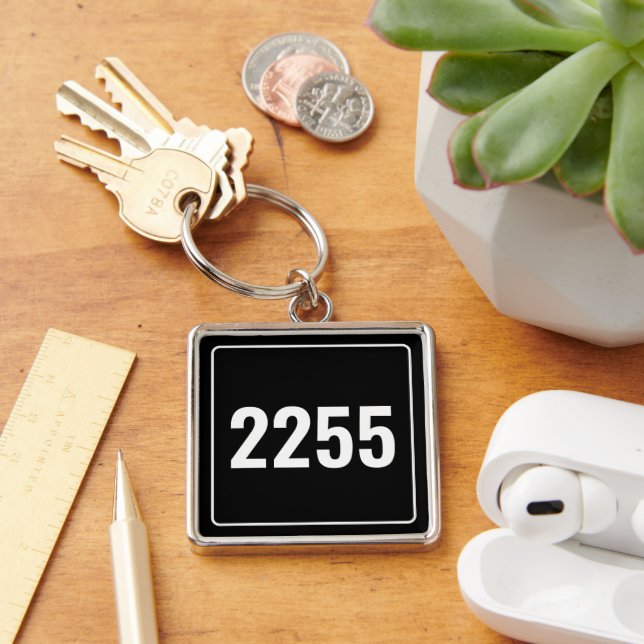 Create your own Vehicle Number Plate  Key Ring (Desk)