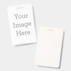 Create Your Own Vertical Plastic Badge