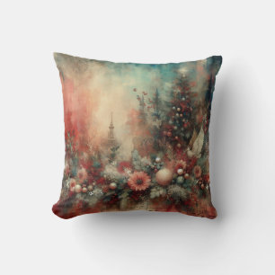 Create Your Own Victorian Floral Christmas Dove Cushion