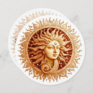 Create Your Own Victorian Sun Goddess Invitation