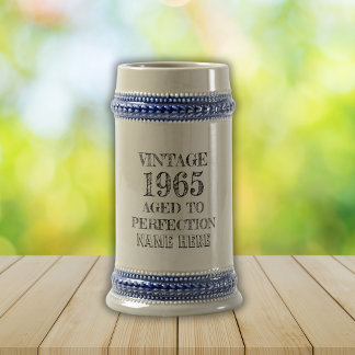 Create Your Own Vintage Birthday Beer Stein