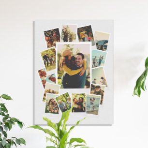 Create Your Own Vintage Instant Film Photo Collage Canvas Print