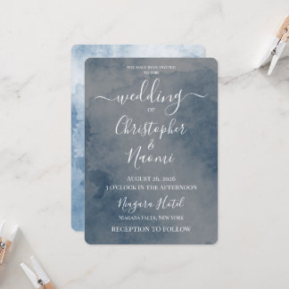 Create Your Own Vintage Texture Wedding Invitation